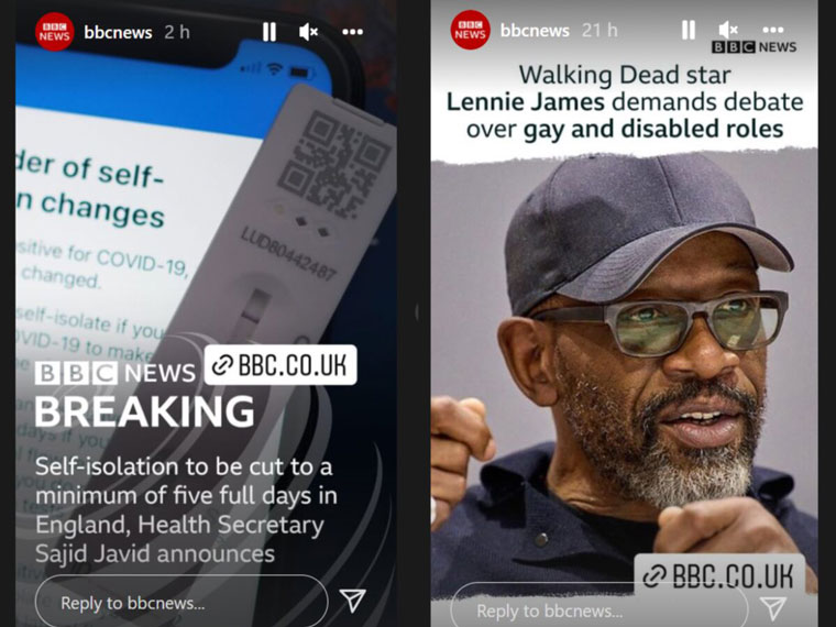 BBC News launched its Instagram channel just over a year ago, and it grew quickly.